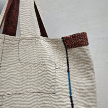 Load image into Gallery viewer, "Reversible Quilted Kantha Bag"