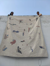 Load image into Gallery viewer, Wabi Sabi hand-sewn cotton Quilt - 2
