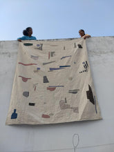Load image into Gallery viewer, Wabi Sabi hand-sewn cotton Quilt - 1