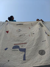 Load image into Gallery viewer, Wabi Sabi hand-sewn cotton Quilt - 4