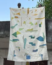 Load image into Gallery viewer, Wabi-Sabi Hand sewn quilt- Jaya 3643
