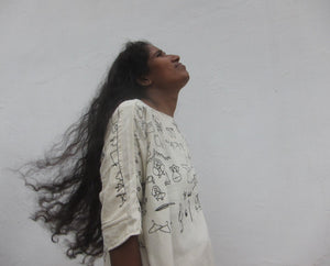 "Kaftan - Aari Heena Motif"
