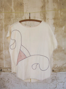 "Vidhi Top - Motif" (Short Sleeve)