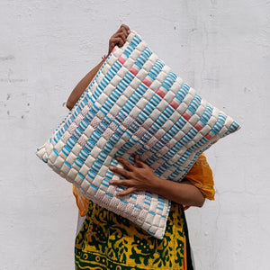 "Rafiq Ni Sujni- Narmada Ikat cushion cover"