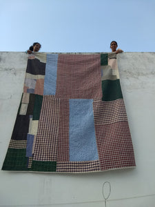 Wabi Sabi hand-sewn cotton Quilt - 2
