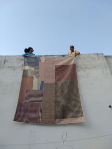 Wabi Sabi hand-sewn cotton Quilt - 1