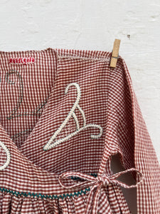 “Nanu Kediyu"  - Kids Kediyu (Red Checks Motif)