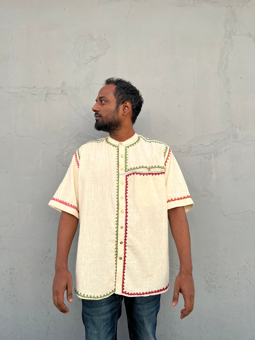 Bawaliyo Border Shirt