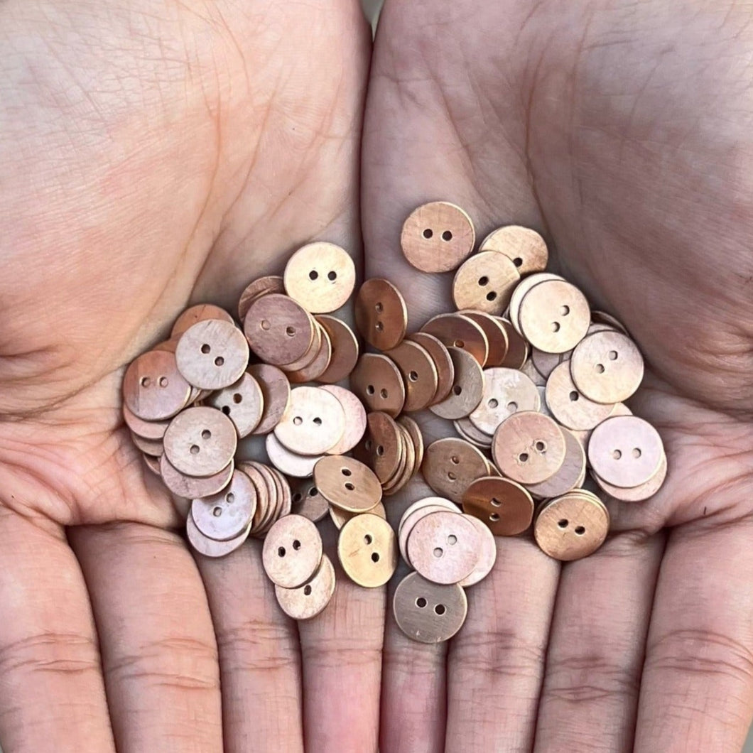 Copper Buttons (set of 100)