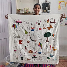 Load image into Gallery viewer, Kakko Quilt - Alphabet quilt
